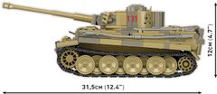 Cobi 2588 II WW PzKpfw VI Tiger I no 131, 1:28, 1270 k