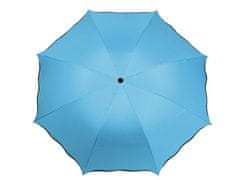 Dámský skládací deštník kouzelný - modrá azuro