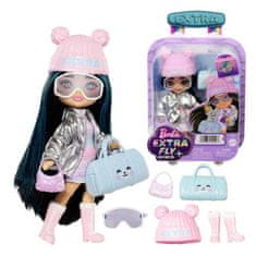 KOMFORTHOME Panenka Barbie Extra Fly Minis v zimním stylu ZA5109