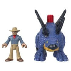 KOMFORTHOME Jurský svět set Imaginext figurky Stegosaurus + Dr. Grant ZA5097