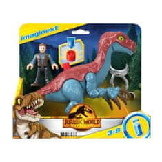 KOMFORTHOME Jurský svět set Imaginext figurky Therizinosaurus + Owen ZA5096