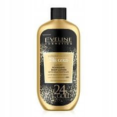 Eveline Cosmetics eveline hydratační tělový balzám s drobinkami zlatý 24k gold 350ml