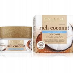 Eveline Cosmetics eveline rich coconut multi-hydratační kokosový pleťový krém 50 ml