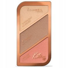 Rimmel  kate 3v1 highlighter bronzer ré 002 coral