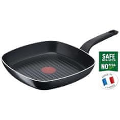 Tefal Grilovací pánev s nepřilnavým povrchem Simply Clean B5674053, 26 x 26 cm