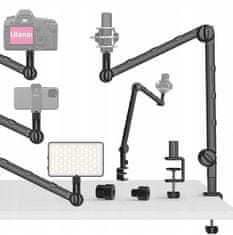 ULANZI Studiový stolní držák pro fotoaparát kamery mikrofonu LED Stream Ulanzi LS25