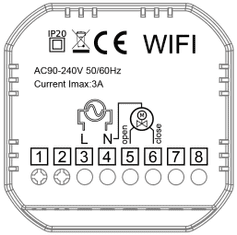 BOT WiFi pokojový termostat Tuya RT7 3A bílá