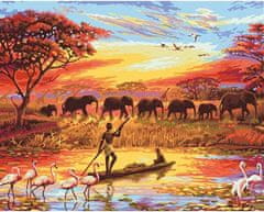 Norimpex Diamantová mozaika Africká savana 30X40