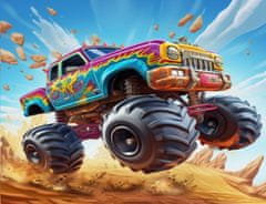 Norimpex Diamantová mozaika Auto Monster Truck 30X40