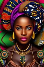 Norimpex Diamantová mozaika Žena Portrét africké ženy 30X40