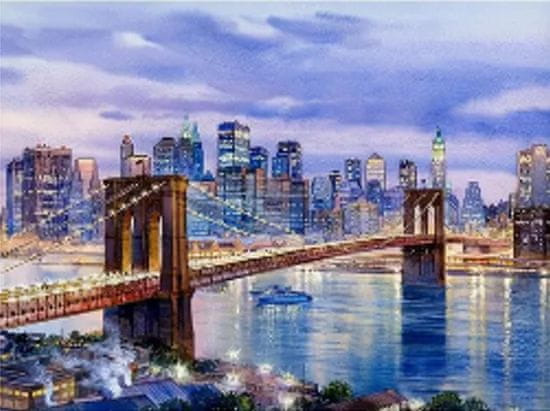 Norimpex Diamantová mozaika New York Brooklyn Bridge 30X40