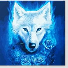 Norimpex Diamantová mozaika Wolf s růžemi Magic 30X40