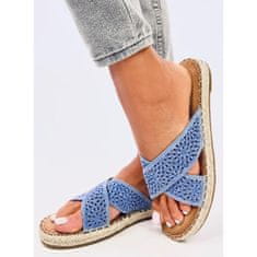 Dámské žabky espadrille Blue velikost 41