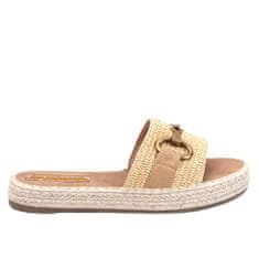 Khaki žabky espadrille velikost 39