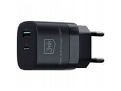 sarcia.eu 3mk Hyper GaN Charger Black Síťová nabíječka 33W 