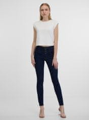 Orsay Tmavě modré dámské skinny fit džíny ORSAY S