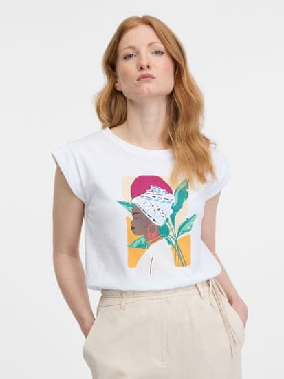 Orsay Bílé dámské tričko ORSAY