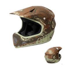 661 - SixSixOne EVOLUTION Distressed Helma - Sand velikost XL, XL