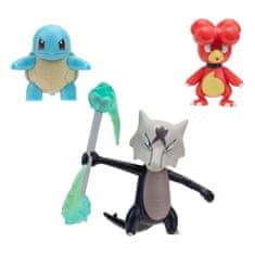 Jazwares Jazwares Pokémon akční figurky Magby, Squirtle a Alolan Marowak 5 cm