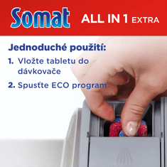 Somat All in 1 Extra Lemon & Lime tablety do myčky 85 ks