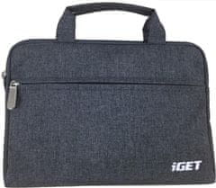 iGET iB10 TABLET BAG - Pouzdro na 10,1" až 10,36" tablety s poutky a uzávěrem na zip