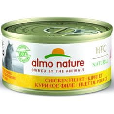 Almo Nature cat konz. Natural-kuře filet 70g