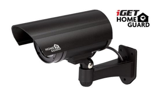 iGET HOMEGUARD HGDOA5666 - IP kamera maketa na stěnu, pro venkovní i vnitřní použití, blikající červená LED dioda