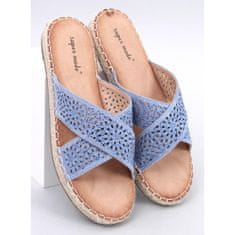 Dámské žabky espadrille Blue velikost 41