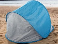 CoZy Pop-up šestihranný stan s UV ochranou na pláž - modrý/šedý