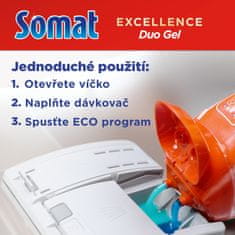 Somat Excellence Duo gel do myčky Anti-Grease 90 mytí