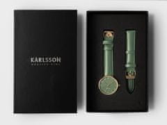 Karlsson Watch Charm pro ženy ocel jungle green KARLSSON