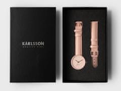 Karlsson Hodinky Ms. Pink pro ženy steel soft pink KARLSSON