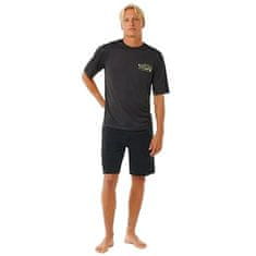 Rip Curl lycra RIP CURL Mason Pipe Surflite UPF S/S WASHED BLACK S