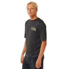 Rip Curl lycra RIP CURL Mason Pipe Surflite UPF S/S WASHED BLACK M