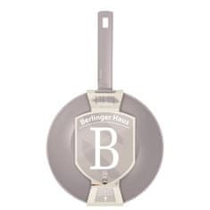 Berlingerhaus Wok pánev s titanovým povrchem BH-8093 28 cm Taupe Collection