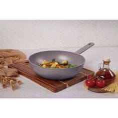 Berlingerhaus Wok pánev s titanovým povrchem BH-8093 28 cm Taupe Collection