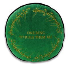 CurePink Polštář Lord Of The Rings|Pán prstenů: Jeden prsten vládne všem (34 x 34 x 8 cm)