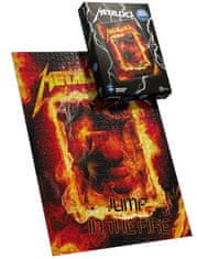 CurePink Puzzle Metallica: Ohnivý démon 1000 kusů (50 x 70 cm)