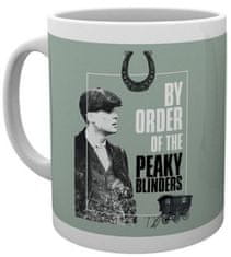 CurePink Keramický hrnek Peaky Blinders: By Order Of (objem 320 ml)