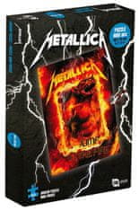 CurePink Puzzle Metallica: Ohnivý démon 1000 kusů (50 x 70 cm)