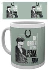 CurePink Keramický hrnek Peaky Blinders: By Order Of (objem 320 ml)