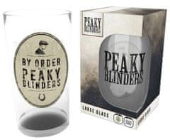 CurePink Sklenice Peaky Blinders|Gangy z Birminghamu: By Order Of (objem 400 ml)