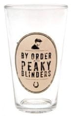 CurePink Sklenice Peaky Blinders|Gangy z Birminghamu: By Order Of (objem 400 ml)