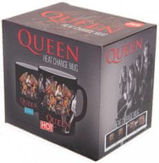 CurePink Proměňovací keramický hrnek Queen: Znak (objem 300 ml)