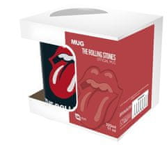 CurePink Keramický hrnek The Rolling Stones: Logo (objem 320 ml)