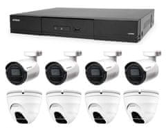 Avtech Kamerový set 1x NVR AVH2109AX, 4x 2MPX IP Bullet kamera DGM2103ASVP a 4x 2MPX IP Dome kamera DGM2203ASVSEP + 8x Kabel UTP 1x RJ45 - 1x RJ45 Cat5e 15m!