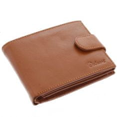 Delami Klasická kožená pánská peněženka Pier koňaková