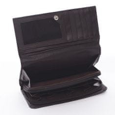 Delami Dámská kožená € peněženka DELAMI, Luxury BROWN