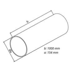 HACO Kanál kulatý V, Ø 154 x 1000 mm 0646