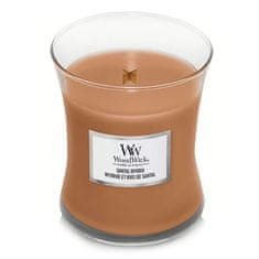 Woodwick Svíčka oválná váza , Santal a myrha, 275 g